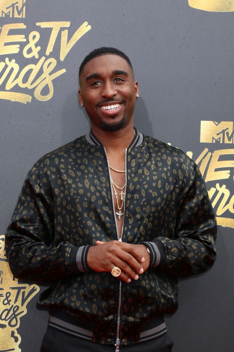 Demetrius Shipp Jr.在2017年MTV电影电视奖上